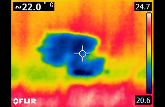 赤外線サーモグラフィー調査